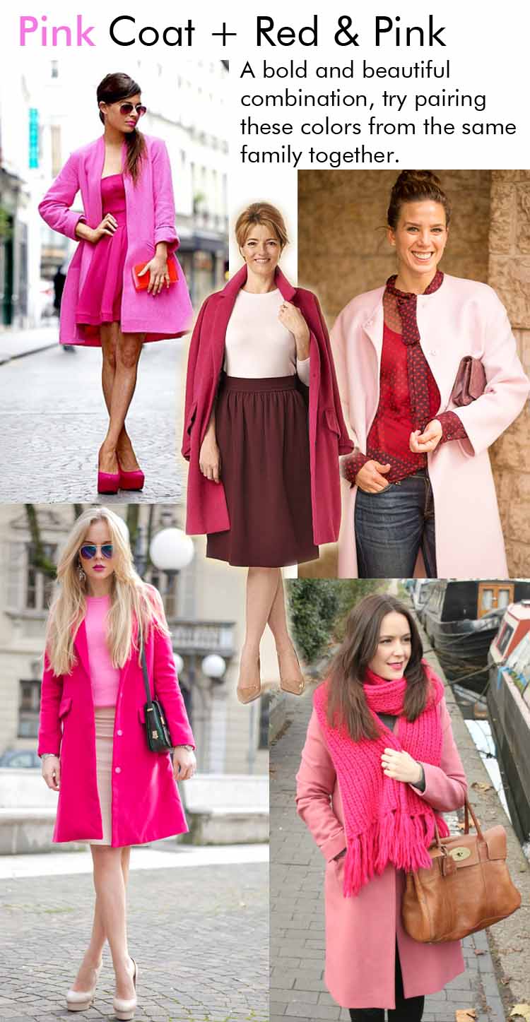 8 ways to wear a Pink Coat in Fall 2013 ! |