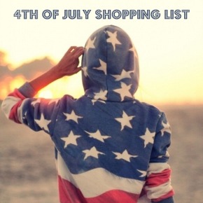 July 4th Shopping List : Stars and Stripes Special